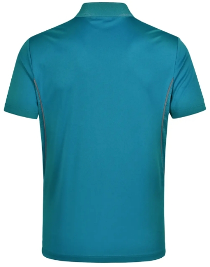 Picture of Winning Spirit, Mens Cooldry S/S Contrast Interlock Polo